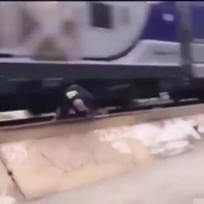 One slip up and bye bye life