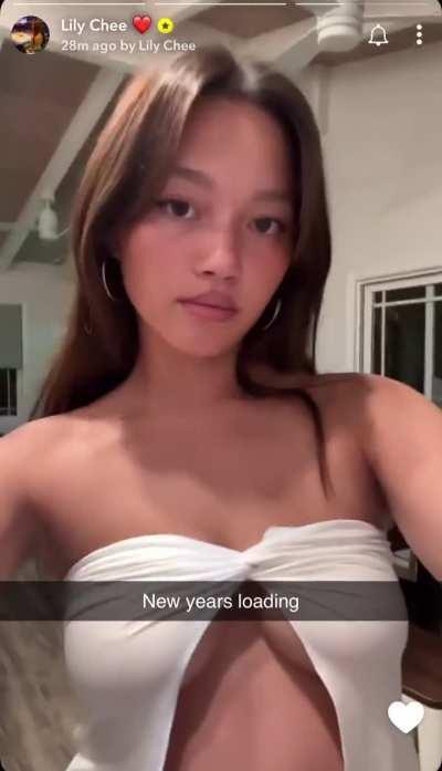 Lily Chee New Years snap (that top 🤤)