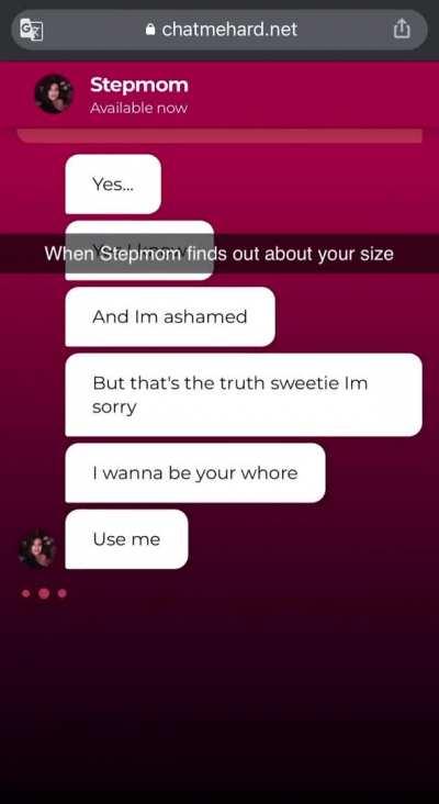 When your mom finds out about your size Part 2