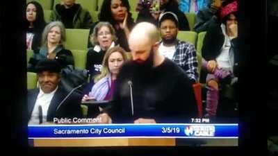 Sacramento City Council 03/05/2019 Stephon Clark (repost?)