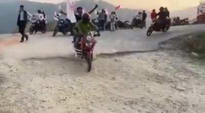 HMFT after Bike falls from hill, Nepal(no more context found)
