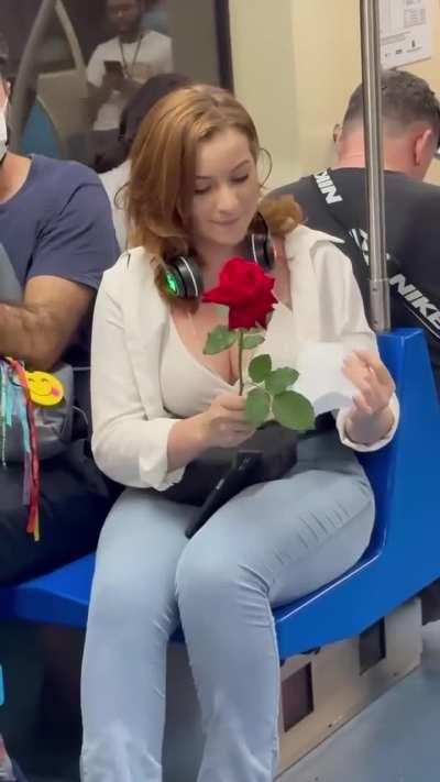 She deserves a rose