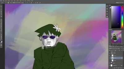 [oc] JoJofied Komi/Tadano drawing timelapse