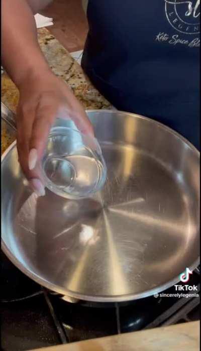 Cooking with stainless steel