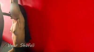 Getting Choked On his Dick