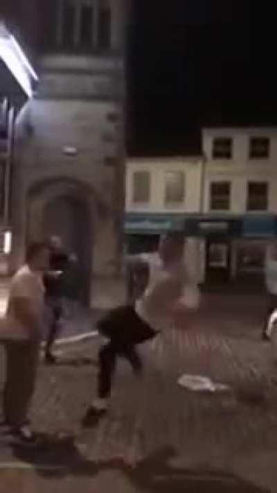 Hit him with a little Taekwondo