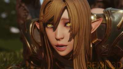 Elf X Werewolf ( Rekin3D )