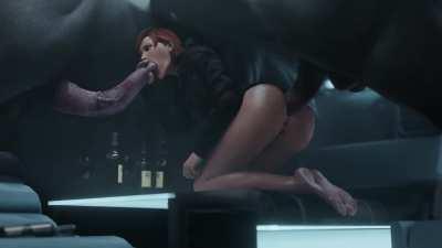 Lovely equine dick at both her ends (zmsfm)