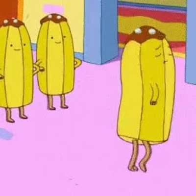 Dancing banana guard to make you feel better