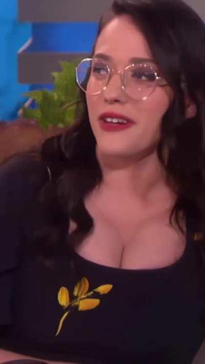 Imagine a titjob from Kat Dennings and her massive tits