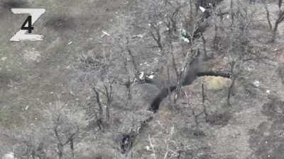 Assault on the Ukrainian trenches by the 4th motorized rifle brigade of the LPR, March-April 2022