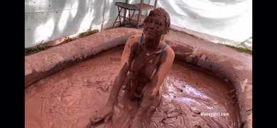 Big tits mud