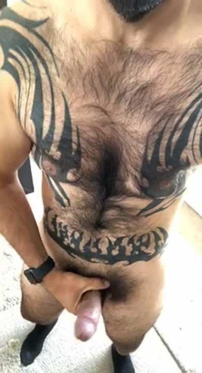 I always get so horned up after a good workout (m)