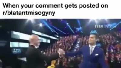 It seems the modern definition of ‘misogyny’ is acknowledging the differences between Men and Women. That’s not ‘misogyny’, it’s ‘biology’.