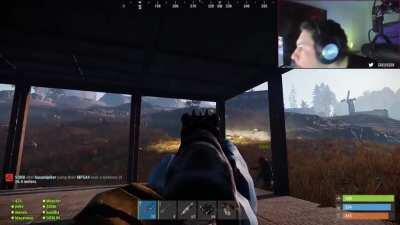 xQc Runs into explosives