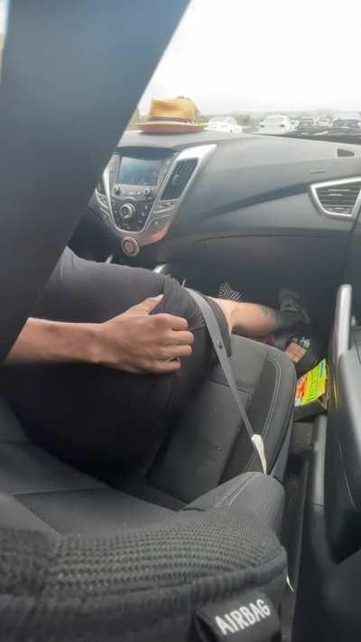 I love watching my girl suck her boyfriend off in the car! [F] MILF