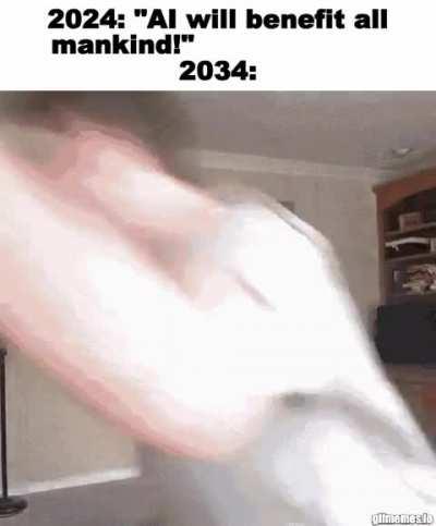 Yesterday i had a prophetic vision that today's show would be about AI, so I made this meme