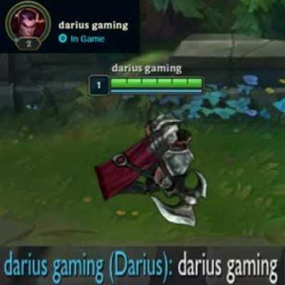 darius gaming (darius gaming)