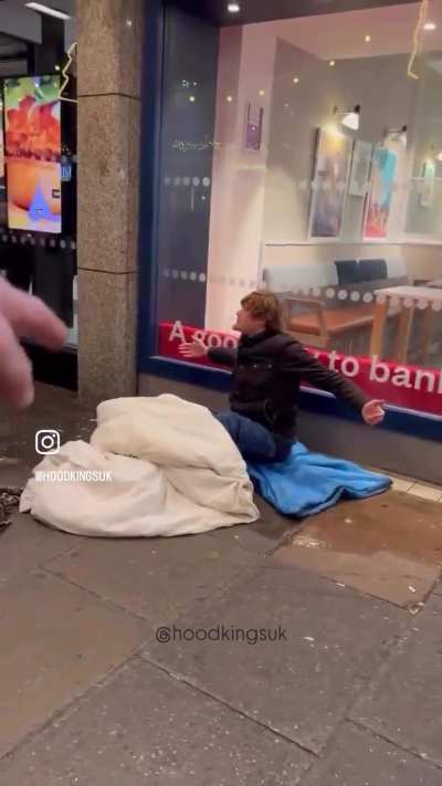 UK McDonalds security soaks homeless man’s belongings with mop water 