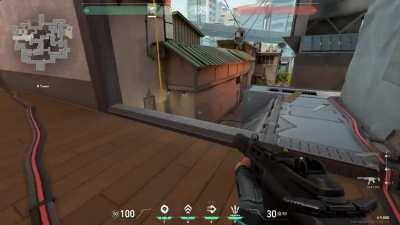 OP Jett tactic at Split - Get in to the B Tower instantly and get info securly.