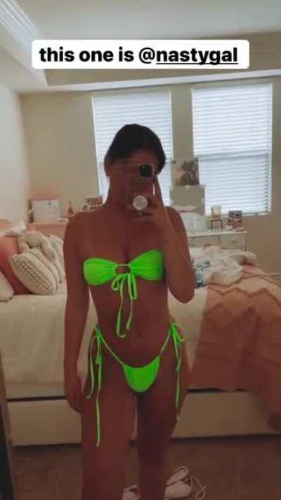Green Bikini Boomerang