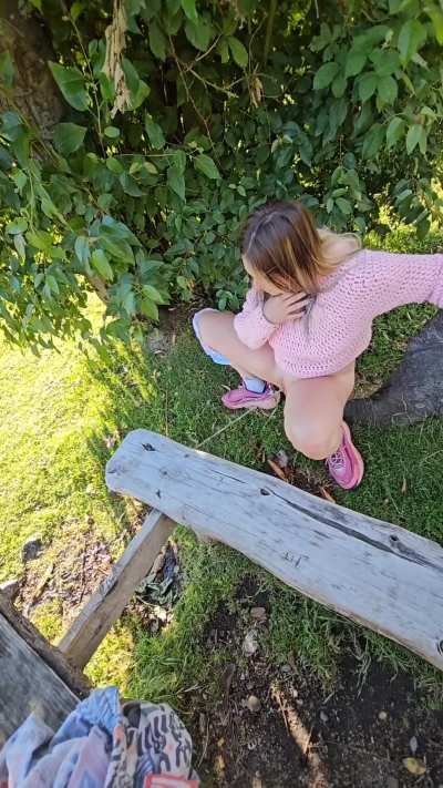 when I really want to and can't hold back