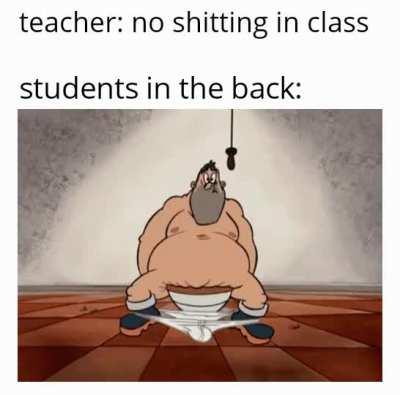 Shitting in class
