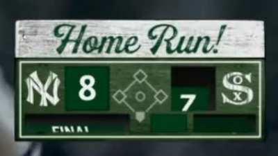 [Highlight] [Highlight] The Scorebug and its charming animations add a special touch to Tim Anderson's magical home run