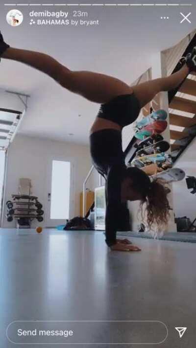 Splits and handstand