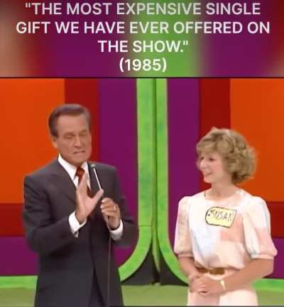The Price is Right most expensive gift