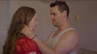 Katherine Langford smooch