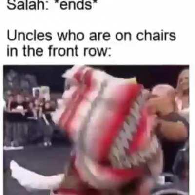 They be racing to the front row before