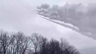 Ukraine - 30.12.2024. BM-30 Smerch MLRS Of The Ukrainian 107th Rocket Artillery Brigade In Action.