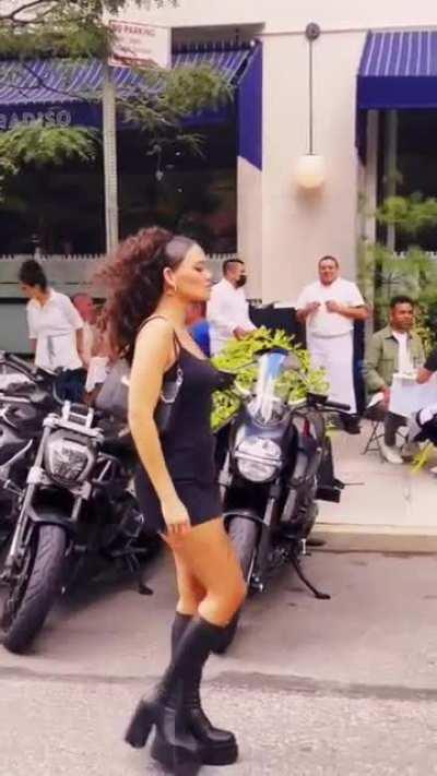 out and about in loungewear