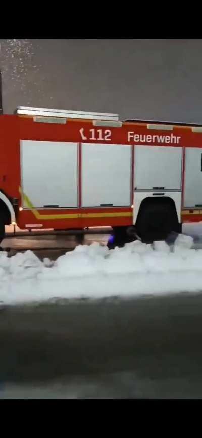 Heavy snow and ice in Munich, Germany has frozen jets at the airport. 