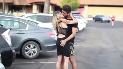 Kissing a fans mother.