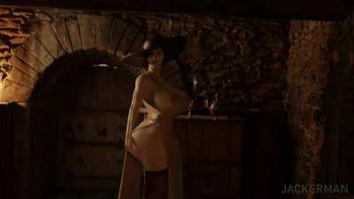 a night with Lady Dimitrescu (Jacker man) [resident evil](short movie)