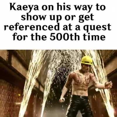 Can't wait for Kaeya to show up on some random Inazuman quest