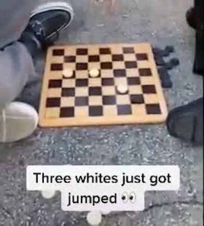 3 whites got jumped