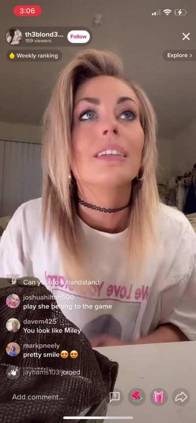 She "Accidentally" Flashed Her TikTok Livestream.