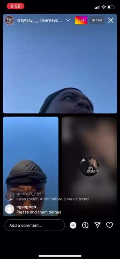 Varney (OTF) stamps that if YB &amp;amp; Quando come peform in Chicago they not leaving 🥶