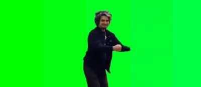 Joey Dancing in Greenscreen (Fixed version)