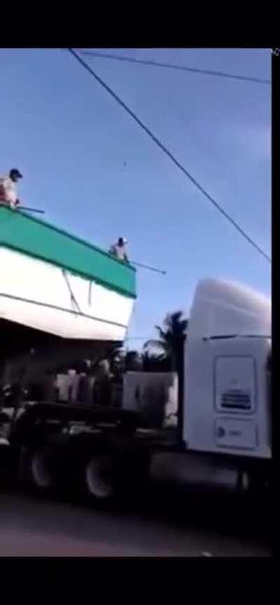 DoV. ...just why. Man decides to grab onto an electric wire.