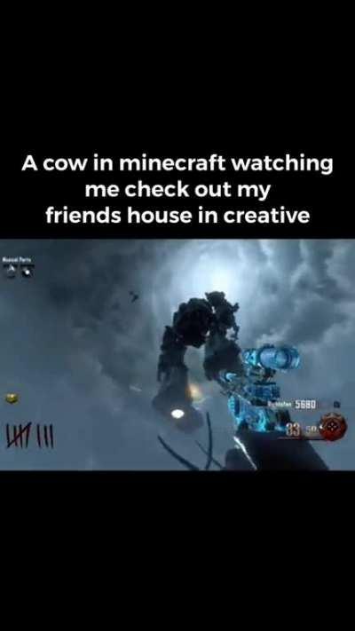 I wonder what the mobs are thinking when I'm destroying the world in creative
