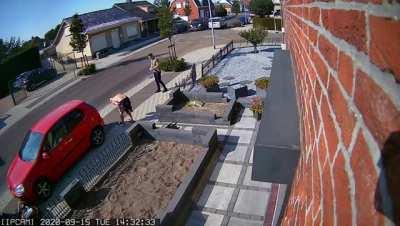 Shoulda worn some protective gear