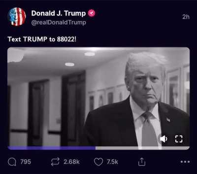 6/29/23 - The newest campaign promo video that left me feeling very confused and feeling it was shot high a high school AV club. 