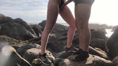 Foreplay by the ocean