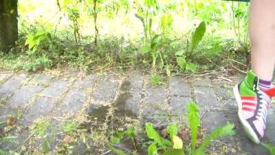 Had to do it on that bench, was so tempting!