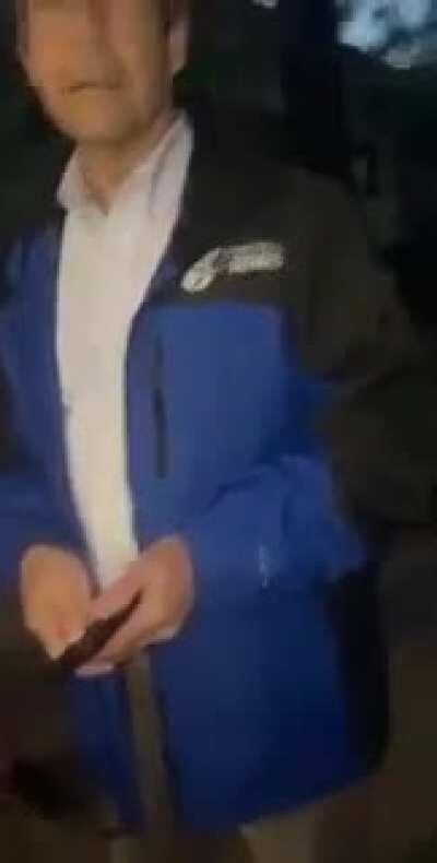 News reporter played Gunshot sounds on his phone during the peaceful protest.