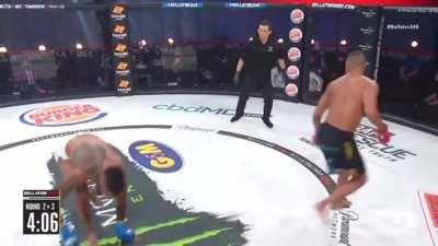 Two crippling low blows in a row